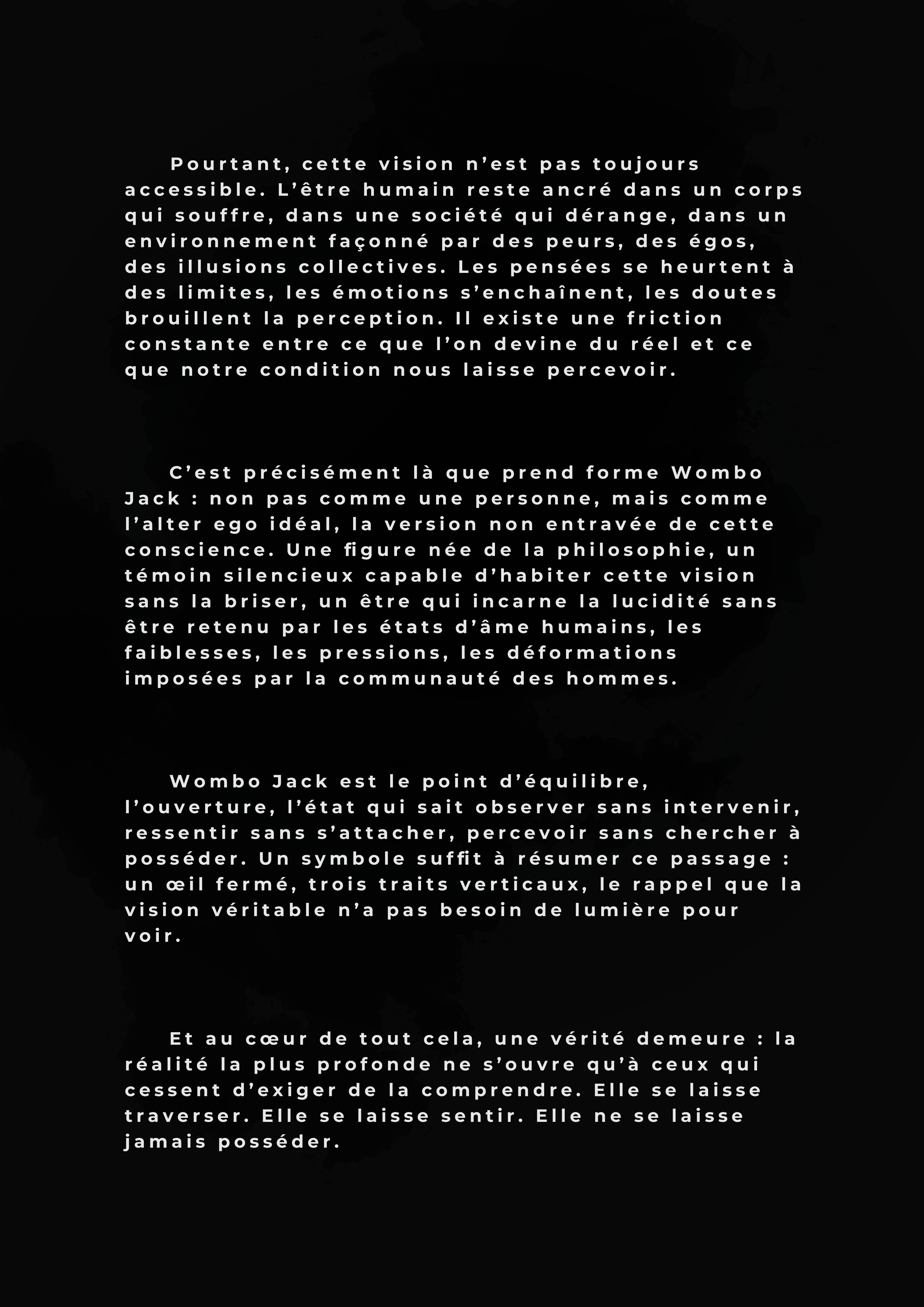 Silent Knowing page 4 en français – Wombo Jack, œil fermé et vision véritable